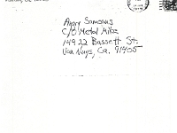 1979-06-24 - P.J. Galligan&#39;s Job Application as Lead Guitarist for the ANGRY SAMOANS to Metal Mike Saunders Page 1